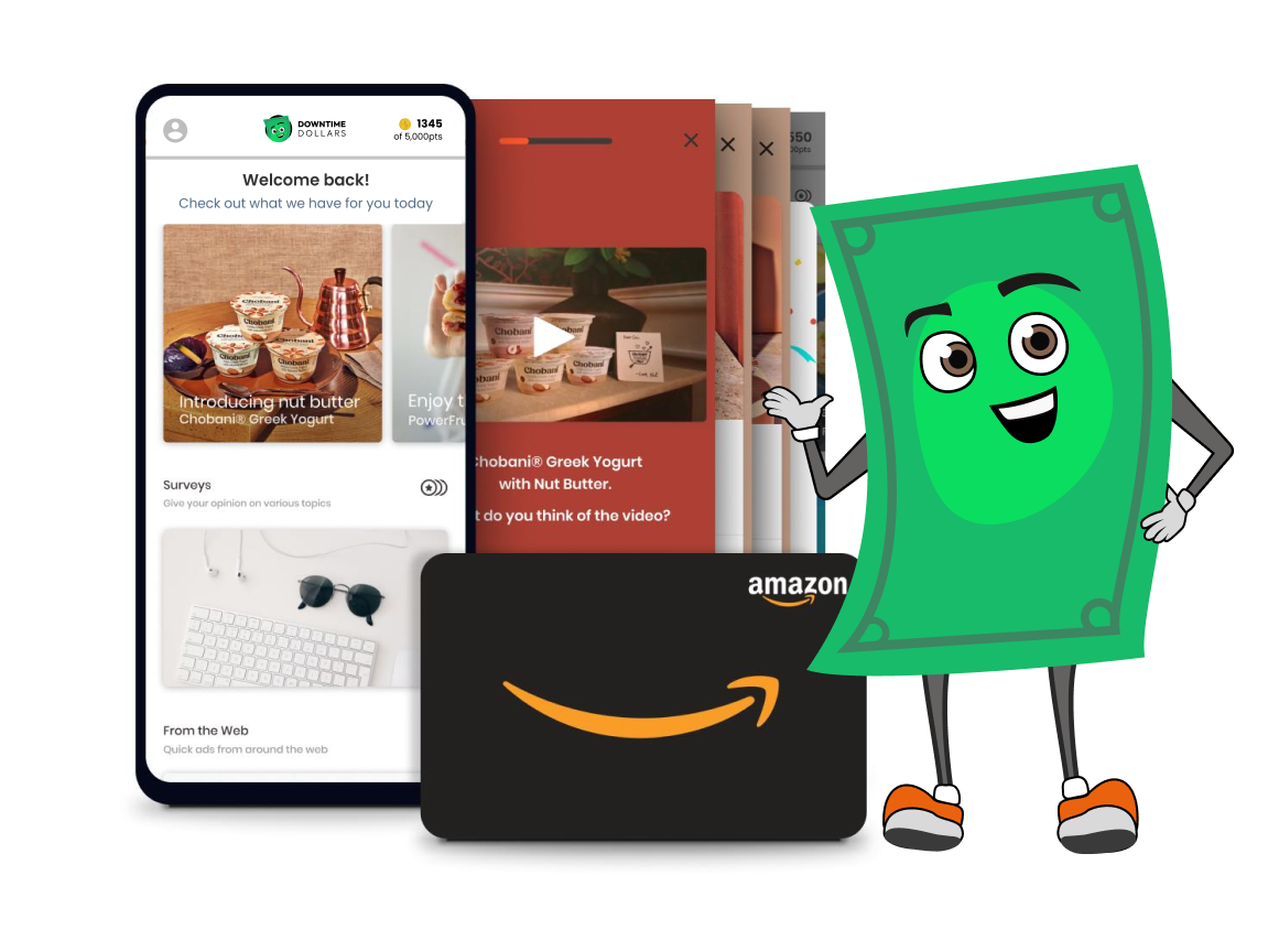 Earn free gift cards with the Downtime app
