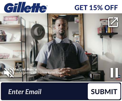 Gillette Web example